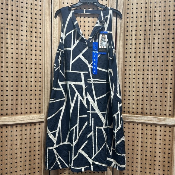 Banana Republic Ladies' Satin Sleeveless Dress   Blue NWT - Picture 4 of 10